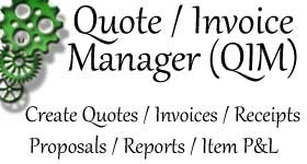 Quote / Invoice Manager. Click to View Product...